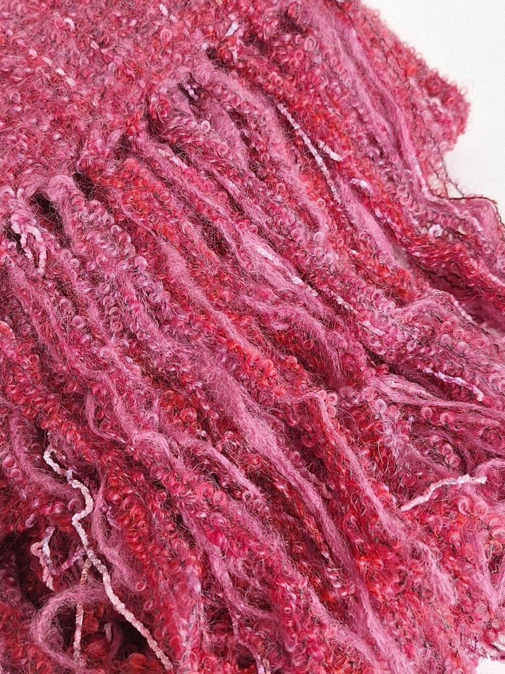 Wrap Handmade Shawl Cranberry